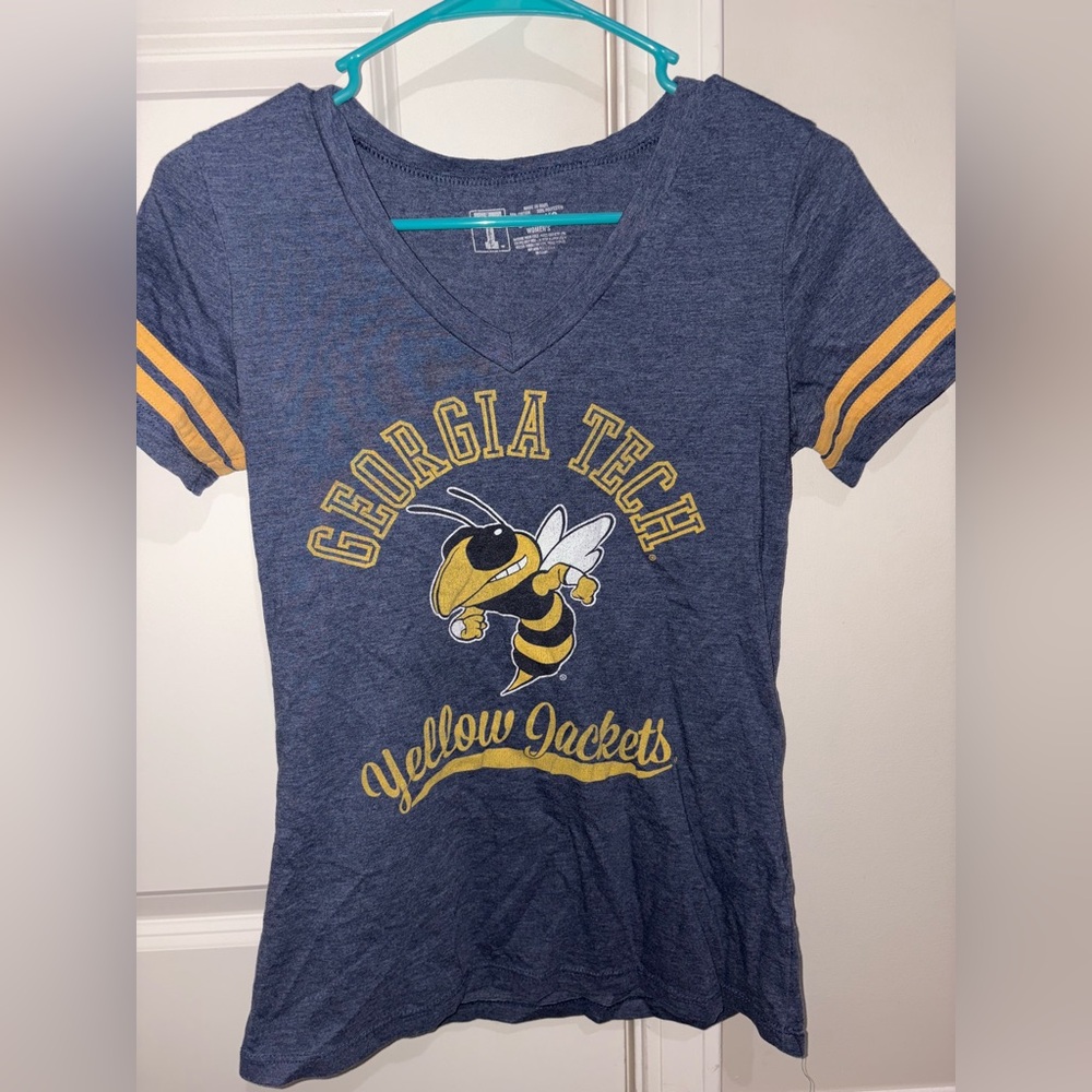 Georgia Tech Yellow Jackets Women's Blue T-Shirt